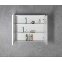 Aqualine KAWA STRIP galerka s LED osvětlením 80x70x22cm, bílá WGL80S