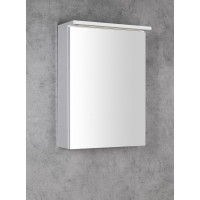Aqualine KAWA STRIP galerka s LED osvětlením 50x70x22cm, bílá WGL50S