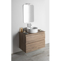 Aqualine ALTAIR umyvadlová skříňka 77, 5x60x45cm, dub emporio AI380