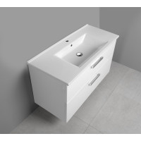 Aqualine VEGA umyvadlová skříňka 97x60x43, 6cm, 2x zásuvka, bílá VG103