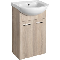 Aqualine ZOJA umyvadlová skříňka 41, 5x74x25, 3cm, dub platin 51144