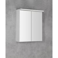 Aqualine KAWA STRIP galerka s LED osvětlením 60x70x22cm, bílá WGL60S