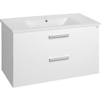 Aqualine VEGA umyvadlová skříňka 97x60x43, 6cm, 2x zásuvka, bílá VG103