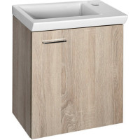 Aqualine ZOJA/KERAMIA FRESH umyvadlová skříňka 44x50x25, 3cm, dub platin 51046DP