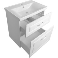 Aqualine FAVOLO umyvadlová skříňka 67x72, 5x44, 6cm, bílá mat FV270