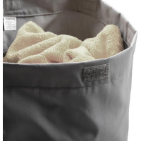 Sapho Prádelní koš do skříně 310x500x230mm, suchý zip, šedá UPK350