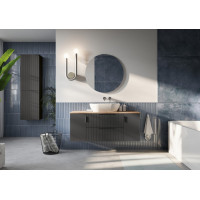 Sapho ESPACE skříňka 50x172x32cm, 2x dvířka, levá/pravá, carina strip ESC450-4141S