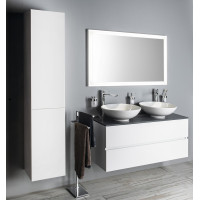 Sapho ESPACE skříňka 35x172x32cm, 2x dvířka, levá/pravá, bílá lesk ESC230-3030