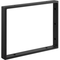 Sapho Podpěrná konzole 350x280x40mm, lakovaná ocel, černá mat, 1 ks 30375