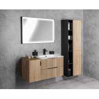 Sapho CIRASA umyvadlová skříňka 59, 2x64x46cm, dub alabama strip CR601-2322