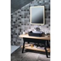 Sapho TWIGA PLUS umyvadlová zásuvka 88, 5x17x43, 5cm, černá mat VC460-3535