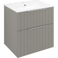 Sapho CIRASA umyvadlová skříňka 59, 2x64x46cm, agila strip CR601-4343S