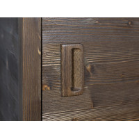 Sapho BRAND doplňková skříňka 40x140x30cm, pravá, mořený smrk BA043S