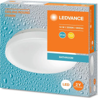 LEDVANCE Koupelnové stropní svítidlo, průměr 210mm, 900lm, 12W, 3000K, IP44 AC464780055