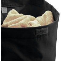 Sapho Prádelní koš do skříně 310x500x230mm, suchý zip, černá UPK350B