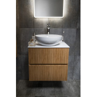 Sapho Deska Rockstone 680x12x440mm, bílá mat DTR68-0101