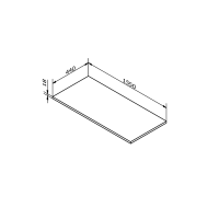 Sapho Deska DTDL 1554x18x440mm, dub alabama DT155-2222