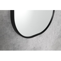 Sapho CONA SLIM zrcadlo v rámu 40x60cm, černá NC245