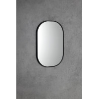 Sapho CONA SLIM zrcadlo v rámu 40x60cm, černá NC245