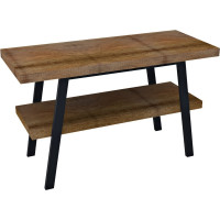 Sapho TWIGA umyvadlový stolek 110x72x50 cm, černá mat/old wood VC453-110-8