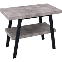 Sapho TWIGA umyvadlový stolek 80x72x50 cm, černá mat/cement VC442-80-7