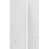 Polysan ESCA WHITE MATT jednodílná sprchová zástěna k instalaci ke stěně, matné sklo, 1300 mm ES1113-03