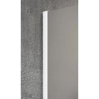 Gelco VARIO WHITE jednodílná sprchová zástěna k instalaci ke stěně, sklo nordic, 800 mm GX1580-07