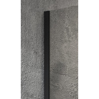 Gelco VARIO BLACK jednodílná sprchová zástěna k instalaci ke stěně, čiré sklo, 1200 mm GX1212GX1014