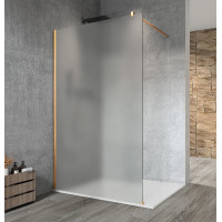 Gelco VARIO GOLD MATT jednodílná sprchová zástěna k instalaci ke stěně, matné sklo, 1200 mm GX1412-01