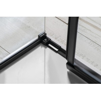 Polysan ALTIS LINE BLACK obdélníkový sprchový kout 1600x1000 mm, L/P varianta AL4312BAL6112B