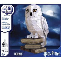 4D BUILD 3D Puzzle Harry Potter: Hedvika 118 dílků