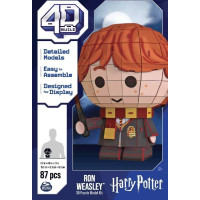 4D BUILD 3D Puzzle Harry Potter: Ron 87 dílků