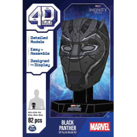 4D BUILD 3D Puzzle Marvel: Black Panter 82 dílků