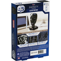 4D BUILD 3D Puzzle Marvel: Black Panter 82 dílků