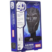 4D BUILD 3D Puzzle Marvel: Black Panter 82 dílků