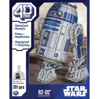 4D BUILD 3D Puzzle Star Wars: R2-D2 201 dílků