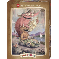 HEYE Puzzle Zozoville: Výlet 2000 dílků