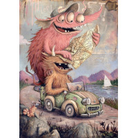 HEYE Puzzle Zozoville: Výlet 2000 dílků