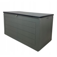 Zahradní úložný box 680 l - šedý