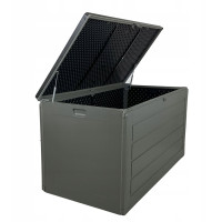 Zahradní úložný box 680 l - šedý