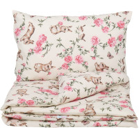 Dětské bavlněné povlečení do postýlky 120x90 cm BABYMAM PREMIUM - Tajemná zahrada