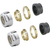 Aqualine ECO svěrné šroubení pro Měď, 15mm, nikl CP9990