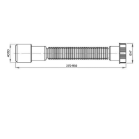 Bruckner Flexi dopojení s plastovou převlečnou matkou 6/4", 40/50 151.179.0