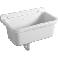 Aqualine Závěsná výlevka 55x34cm, plast, bílá PI5055