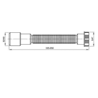 Bruckner Flexi dopojení s plastovou převlečnou matkou 5/4", 32/40 151.178.0