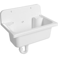 Aqualine Závěsná výlevka 55x37cm, plast, bílá PI5052