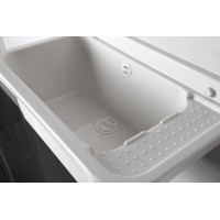 Aqualine Závěsná výlevka s odkládací plochou 60x34cm, plast, bílá PI5060