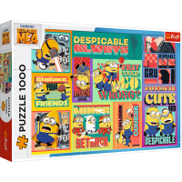 TREFL Puzzle Já, padouch 4: Gru a Mimoni 1000 dílků