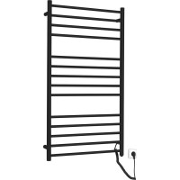 REDONDO elektrický sušák ručníků, kulatý, 630x1160 mm, 130 W, černá ER230BV