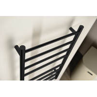 REDONDO elektrický sušák ručníků, kulatý, 630x1160 mm, 130 W, černá ER230BV